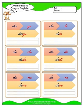 d sesi Grubu Çalışma Sayfaları